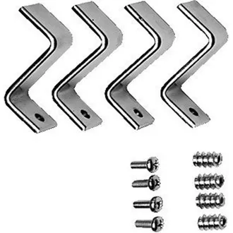 Duravit 2nd floor bevestigingsset in onderbouwwastafel voor montage in stenen blad