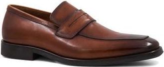Bruno Magli Raging Penny Loafer in Cognac Burnished at Nordstrom Rack, Size 11.5