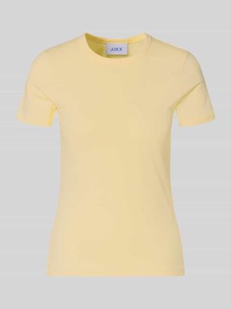 Jack & Jones T-Shirt mit Rundhalsausschnitt Modell GIGI in Hellgelb, Gr&ouml;&szlig;e XL