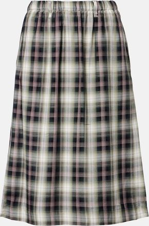 Acne Studios Gonna midi Izetta a quadri