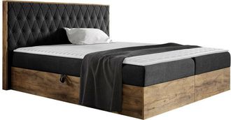 Mirjan24 Mobilier1 - Letto continentale Baltimore 190, Twist 23, Continentale, Singolo, 120x200, Arazzo, 128x208x103cm