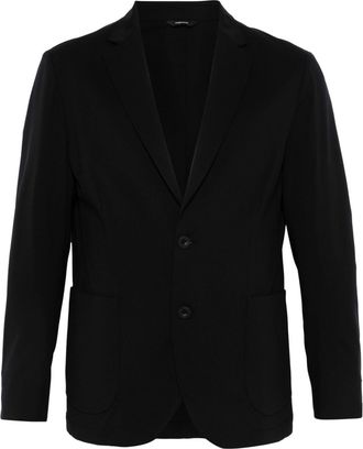 Tombolini single-breasted blazer - men - Viscose/Polyamide/Elastane - 50 - Black