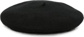 Emporio Armani Circular Logo Embossed Slip-on Hat - Dames - Hoeden - Zwart - M/L - Accessoires