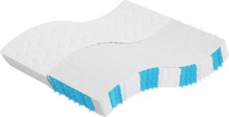 vidaXL Vidaxl - Colch&oacute;n De Muelles Ensacados Firmeza Media 180x200 Cm