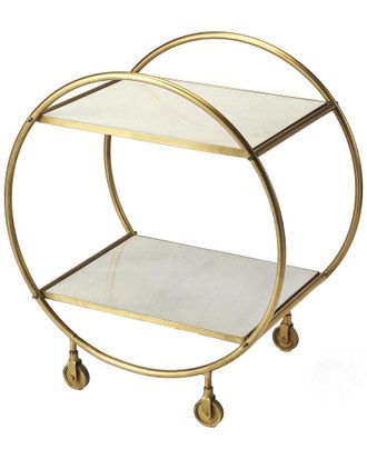 Butler Specialty Company Orian Marble & Metal Serving Table