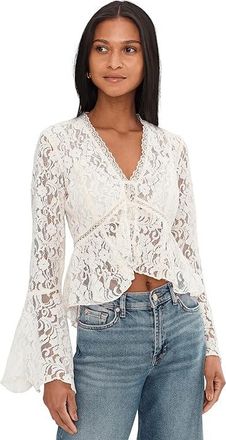 Free People Whispering Love Lace Top Womens Clothing Tofu : LG (Womens 12-14), Cotton/Lace/Nylon
