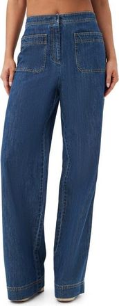Trina Turk Ferrer Denim Pant in Indigo at Nordstrom, Size 10