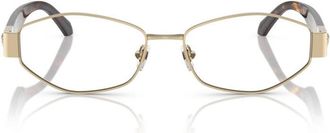 Versace VE12981252 Metal Frame Eyeglasses - Gold