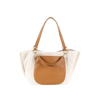 Generic Plush Tote Bag Womens Large Capacity Handbag Shoulder Autumn Winter Fur Soft Dumpling Shape Casual Match