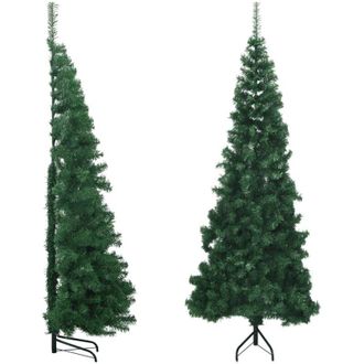 vidaXL &Aacute;rbol De Navidad Artificial De Esquina Verde 240 Cm Pvc Vidaxl