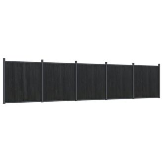 Berkfield Home Fence Panel Grey 872x186 cm WPC