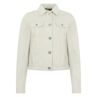 Moorer Denim Jackets, female, Green, Size: XS Ellea Denim Jacket