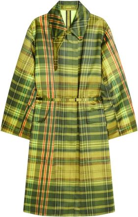 Dries Van Noten Cappotto Oversize a Quadri - - Coats - Donna - Multicolore - S