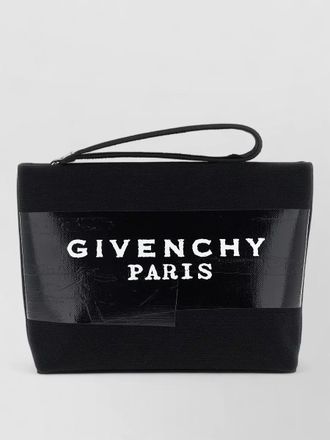 Givenchy tape small clutch bag rectangular wrist strap