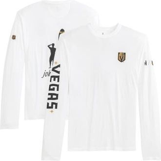 Johnnie-O Mens johnnie-O White Vegas Golden Knights Adam Long Sleeve T-Shirt at Nordstrom, Size Xx-Large