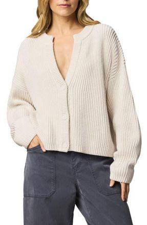 Splendid Alexandra V-Neck Cardigan in Moonstone Grey at Nordstrom, Size Medium