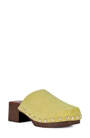 Azalea Wang Walinda Clog in Citron at Nordstrom, Size 10