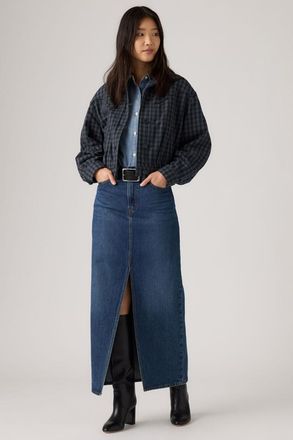 Levi's Falda Column - Mujer - 23 - Lavado medio / Unlimited Indigo