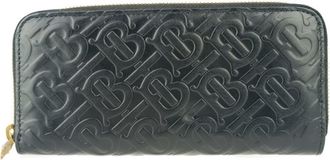 Burberry Black Leather Coin Purse/Coin Case (Pre-Owned)