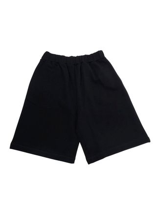 Marni Logo-Print Cotton Shorts - Black