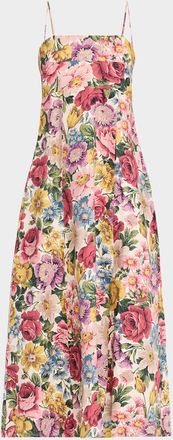 Faithfull The Brand Eugenie Floral Midi Dress