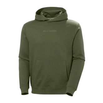 Helly Hansen Hoodies, male, Green, S, Green Hoodie with Kangaroo Pocket