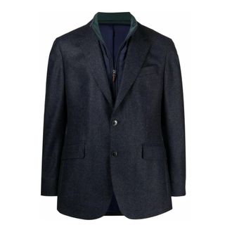 Hackett Single-breasted colbert - Heren - Jassen - Blauw - Maat: 4XS