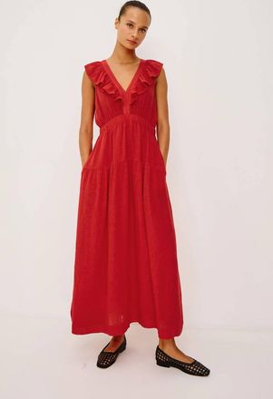 Rails Beaux Dress In Tomato