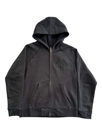 Chrome Hearts Triple Cross Patch hoodie - Black