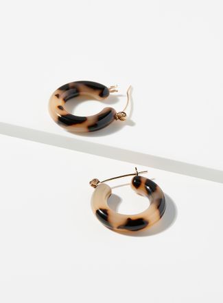 Simons Womens Geo flecked earrings