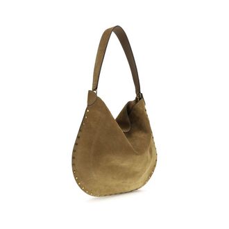 Isabel Marant Womens Brown Calf Leather Bos Taurus Shoulder Bag