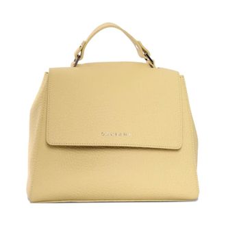 Orciani Sveva Soft Small Handbag - female - Orciani - Handbags - Yellow - ONE SIZE - Bags