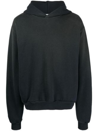 Acne Studios Black Logo Cotton Hoodie