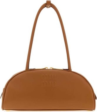 Miu Miu Brown Beau Medium Shoulder Bag
