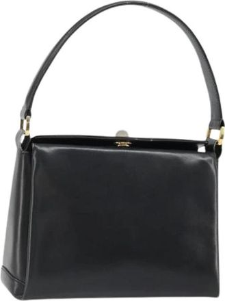 Gucci Pre-owned Vintage Schoudertas - Dames - Vintage Handtas - Zwart - ONE Size - Leer - Vintage