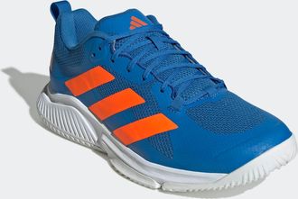 adidas Hallenschuh ADIDAS PERFORMANCE COURT TEAM BOUNCE 2.0, Herren, Gr. 46, blau (bright royal, cloud wei&szlig;, cloud wei&szlig;), Synthetik, Textil, Schuhe Hallensch