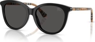 Burberry Dark Grey Phantos Ladies Sunglasses BE4455 416187 55