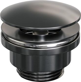 Marcel Breuer Gunmetal Edition Wastafelplug - always open - PVD - geborsteld gunmetal