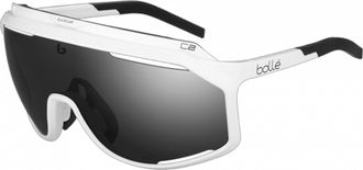 Bolle Unisex Bollé Chronoshield White TNS Gun Sunglasses - Dark Grey - One Size