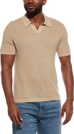Onia Textured Johnny Collar Polo Shirt