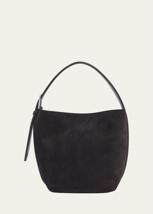 Toteme Small Belted Suede Tote Bag