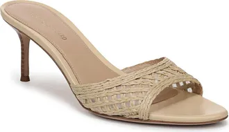 Veronica Beard Tia Woven Sandal in Natural at Nordstrom, Size 9.5