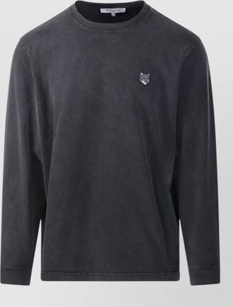 Maison Kitsun&eacute; organic cotton long-sleeve t-shirt