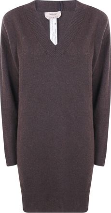 Twin-Set Sweater V Neck Oversized