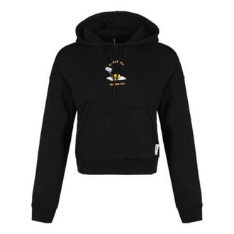 adidas (WMNS) adidas Neo x Gudetama Casual Sport Hoodie Black GU8164