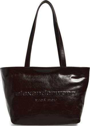 Alexander Wang Medium Punch Leather Tote Bag in Oxblood at Nordstrom