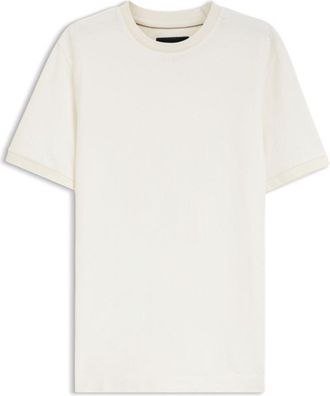 BOSS Regular-fit polo shirt in cotton-silk jacquard