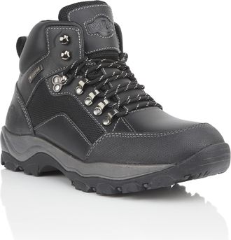 Northwest Territory Mens Yukon Hiking Boot, Black, 9 UK