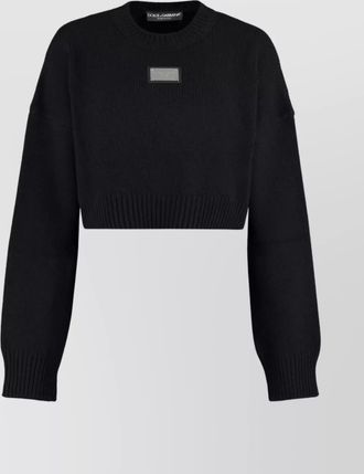 Dolce & Gabbana wool and cashmere cropped pullover