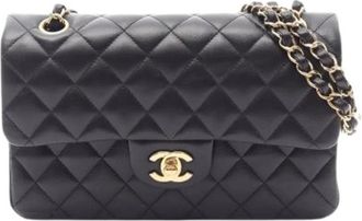 Chanel Pre-owned Vintage Schoudertas - Dames - Vintage Schoudertas - Zwart - ONE Size - Leer - Vintage